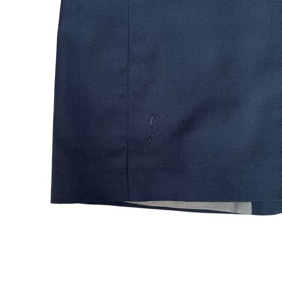 Oscar De La Renta Men’s 100% Wool Navy Two Button Blazer Sports Coat Jacket 42L - Picture 10 of 14